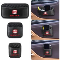 Car Seat Back Storage Bag Phone Drink Snack Umbrella Organizer Box For Seat Cupra Ateca Leon Mk1 Mk2 Mk3 5f lbiza 6f FR Cover