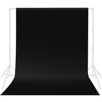 Black Background for Photography Pure Black Backdrop Curtain Screen Collapsible Seamless for Photoshoot Portrait Video Studio