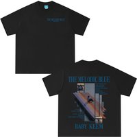 Rapper Baby Keem The Melodic Blue Album 2025 T-shirt Men Hip Hop Clothing Oversized T Shirts Men's Casual Cotton Vintage T-shirt