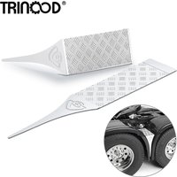 TRINOOD Metal Fender Skid Plate Anti-slip Decorative Panel for 1/14 Tamiya SCANIA 770S R620 VOLVO BENZ Arocs MAN TGX Car Parts