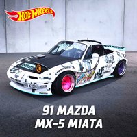 HotWheels 1:64 MAZDA MX-5 MIATA Alloy Sports Car Model Simulation Diecast Metal Classic Racing Vehicles Car Model Kids Toys Gift