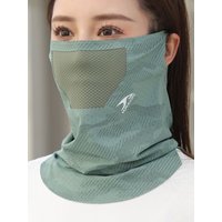 AliExpress NONE Summer Ice Silk Breathable Face Mask For Unisex Outdoor Hiking Cycling UV Sun Protection Face Cover Neck Gaiter Balaclava