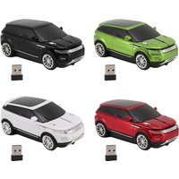 Car Shape Wireless Gaming Mouse Mice 2.4GHz 1600 DPI Cool 3D Car Shape Computer Mouse with USB Receiver for Laptop