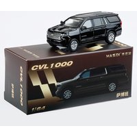 MASSDI Diecast 1/64 Scale CD1000 Escalade&CVL1000 Suburban SUV Alloy Car Model Static Collection Decorated Holiday Gifts Toys