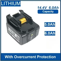 New Promotional For Makita 14.4V 6000mAh 5000mAhLithium-ion Rechargeable Battery Replacement BL1415 BL1430 BL1440 Cordless Power