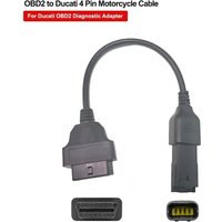 For Ducati 4 Pin OBD Motorcycle Cable 16Pin OBD2 to 4Pin Plug Diagnostic Connector Cable for Ducati Motorcycle Accessories