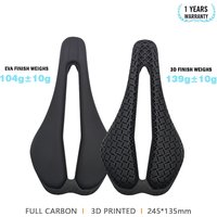 AliExpress samana 3D Printed Bicycle Saddle Ultralight Carbon EVA 245x135mm Bike Seating Part MTB Gravel Road Bike Seat Cycling Cushion