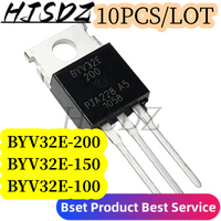 10PCS/LOT BYV32E BYV32E-100 BYV32E-200 TO-220 BYV32E-150 New stock fast recovery diode