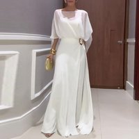 Eleganter O-Ausschnitt Temperament Jumpsuits 2026 Damen Mode Einfacher Taillierter Chiffon-Romper Sommer Lässiger Überwurf Lockerer Einfarbiger Playsuit