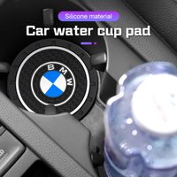 2PCS Car Coaster For BMW 1 3 5 7 Series E40 E60 E70 F40 F48 E90 G20 G30 X1X2 X3 X5X6X7 Water Cup Bottle Holder Mat Anti-Slip Pad