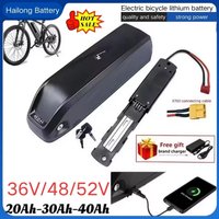 Hailong electric bicycle battery Pack 36V 48V 52V 20Ah 30Ah 40Ah for Bafang BBS02 BBS03 BBSHD Motor 1500W 1000W 750W 500W