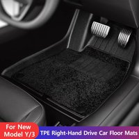 VASTZ TPE Floor Mats for Model Y Juniper 2025 2026 Model 3 Highland 2024-2026 RHD Anti-Slip Trunk Liner for Right Hand Drive Car