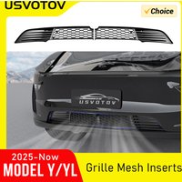 Front Grill Mesh Insert for 2025 2026 Tesla Model Y Premuim Juniper Model YL Air Vent Cover Guard Accessories Bumper Grill Trim