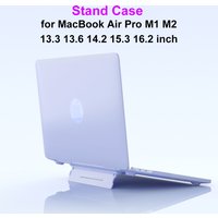 Heightening Cooling Stand Case for MacBook Air M3 Case 2022 Mac Book Pro 13 Cover 2023 M2 Air 15 Pro 14 16 M4 Laptop Funda