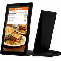 10.1 Inch Vertical Screen Kiosk Android 11 Desktop Tablet Touch Screen Display Restaurant Menu Customer Ordering POS