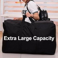 180L Extra Large Waterproof Moving Luggage Bags Laundry Shopping Bag Non-woven Fabric Cubes Home Storage Packing Tool