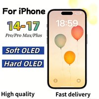 NEUES Weiches / Hartes OLED-Display LCD für iPhone 14 15 16 17 Pro Max 14 15 16 Plus Touchscreen 3D True Tone Ersatzteil