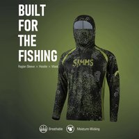 Men's fishing shirt hooded UV resistant UPF50+soldier camouflage 3D printed outdoor quick drying oversized fishing suit top