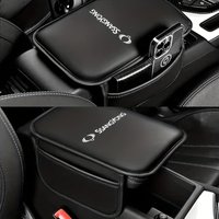 Car Armrest Seat Box Pad Pad With Phone Holder for Ssangyong Musso Korando Rexton Torres Kyron Actyon Tivoli Rodius M200