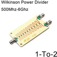 500Mhz-6Ghz Wilkinson RF Power Divider 1to2 RF Power Splitter Combiner FOR 868Mhz LORA Helium Miner Radio SDR 2.4Ghz 5.8Ghz wifi