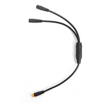 AliExpress NONE Waterproof Y Splitter 1T2 Cable 3 Pin Connector E-bike Signal Sensor for BAFANG BBS01B BBS02B BBSHD Electric Scoote Bicycle Cord