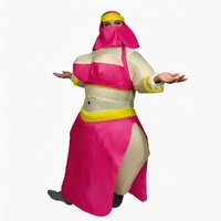Sexys Inflatable Costume Women Sultan Dancer Set for Adult Party Cosplay Halloween Festivals Stage Costume Mascot
