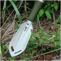Camping Portable Engineer Shovel, Field Survival Tools, Outdoor Stainless Steel Multi-functional Small Hand Shovel