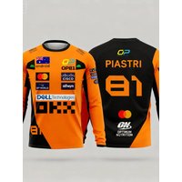AliExpress NONE LANDO NORRIS 2025 NEW RACING STYLE LONG SLEEVE T SHIRT EXTREME SPORTS RACING WEAR BREATHABLE LONG SLEEVE SPORTSWEAR