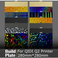 Build Plate for QIDI Q2 Spring Steel Sheet PEI PET Double Siede Printing for carbon fiber qidiq2 3D Printer Heat bed Build Plate