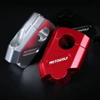Riding MOTO Motorcycle Handlebar Riser Bar Mount Universal 28mm 22mm Handle Clamp For Honda BMW R1200GS YAMAHA MT07 MT09