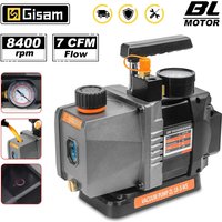Gisam 7CFM 1/2HP Brushless Refrigerant Vacuum Pump 1/4 Air Conditioning Cooling Pump For Car House For Makita 18V Battery Pin