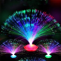 Flashing Holiday Nighting Lighting Lamps Night Lamp Christmas Decoration LED Fiber Optic Light Multicolor