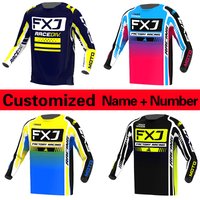 AliExpress FXJ Motocross jersey Off road mx jerseys Dirt Bike yellow racing Enduro MTB Motorcycle Customized name number logo