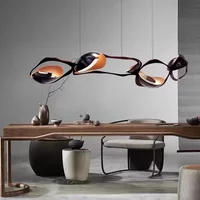 Nowoczesna prostota wisiorek led światła do salonu jadalnia stoły do jedzenia wyspa kuchenna żyrandol Home Decor żyrandole oprawy