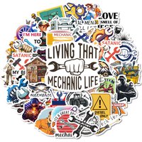 AliExpress GOGOTU 10/30/50PCS Artificer Mechanical Maintenance Stickers Funny Cartoon Sticker DIY Diary Scrapbook Luggage Laptop Bike Guitar Decal
