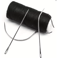 Nylon Hair Fiber Thread Extensions Kit J+I+C Needle Sewing Tools for Hair Styling Maintenance Hair Extension Kit