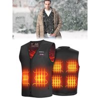 AliExpress KEMiMOTO KEMIMOTO Heated Vest Women 6 Heating Areas Winter Warm USB Electric Heating Lady's Jacket Adjustable for Outdoor Ski Cycling