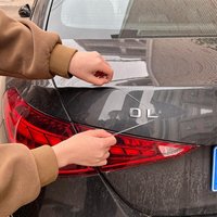 Car Emblem Removal Tool Emblem Remover Logo Plate Lines Remover Car Logo Removal Tool No-Scratch Pry Tool Car Emblem Removal Kit