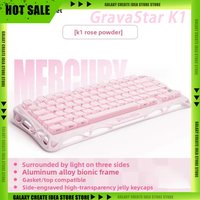 GravaStar K1 Lite E-sports Mechanical keyboard Hot-swap Tri-mode Gasket Gaming keyboard Long Batter Life For PC Gamer Gifts