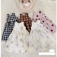 Blythe 2025 Sleeveless vest skirt lining Checkered shirt 1/6 30cm(Fit for azone,Pullip,Ob22/24/26, Licca)