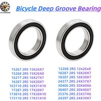 2pcs/lot 15267 16287 17287 18287 24377 25376 30406 2RS Ball Bearing 17x28x7mm for Bike Wheels Bottom Bracket Repair Bearings