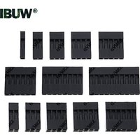 100PCS (2X2P/2x3P/2x4P ect.) 1P/2P/3P/4P/5P/6P/7P/8P/9P/10P Dupont Plastic Shell Plug 2.54mm Single RowDupont Connector Housing