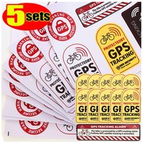 AliExpress GPS Tracking Alarm Sticker Road Bike Scooter Motorcycle Anti-Theft Decal Warning Reflective Paster for Bicycle Accessories