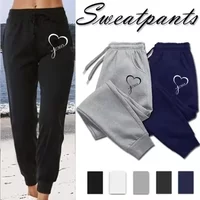 Women's Clothing Jesus Print Pants Women Fashion Fitness Jogging Casual Pants Sports Drawstring Fleece Comfortable Sweatpants