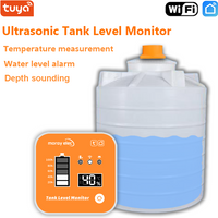 Moray-Moniteur de niveau de liquide précieux, affichage de la température et de l'heure, sans fil à ultrasons, Wi-Fi, Smartlife, Tuya Andrea LCD, ME201R