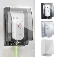 86 Type Self-Adhesive Wall Socket Waterproof Box Electric Plug Cover Bathroom Wall Switch Protection Socket Splash-Proof Box