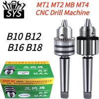 AliExpress NONE MTA MTB MT1 MT2 MT3 MT4 B10 B12 B16 B18 0.6-6/1-10/1-13/3-16/5-20mm Morse Tapper Shank Drill Chuck Arbor Lathe CNC Drill Machine