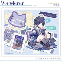 Wanderer Acrylic Stand Yuanshen Figure Display Anime Goods Collection Desk Decoration Ornament Accesorios