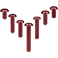 AliExpress Wanyifa Titanium Alloy Bolts M5/M6/M8×8/10/12/15/16/18/20/25/30/35mm Hex Socket Bolts, Wine Red, Suitable for Bicycle Parts