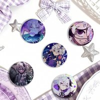 Singer V-V4 Flower Laser Badge Clothes Backpacks Hats Accessories Gifts For Children Friends Fans Collectibles